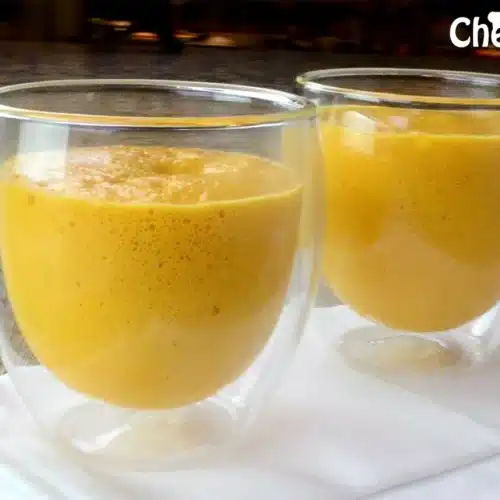 Espuma de carotte chaud au siphon