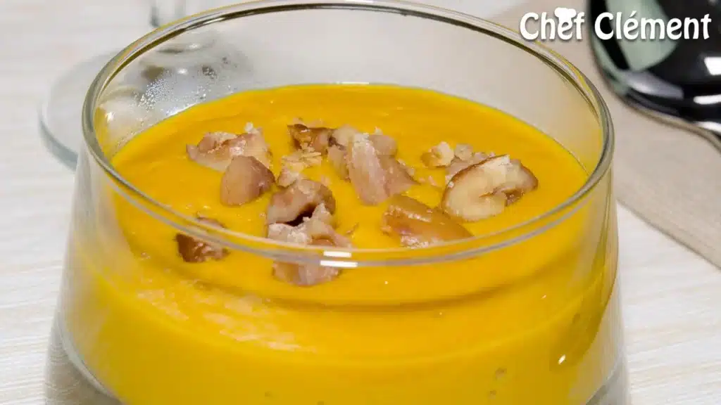 Velouté de Courge Butternut à la Châtaigne 2 Velouté de courge Butternut à la châtaigne
