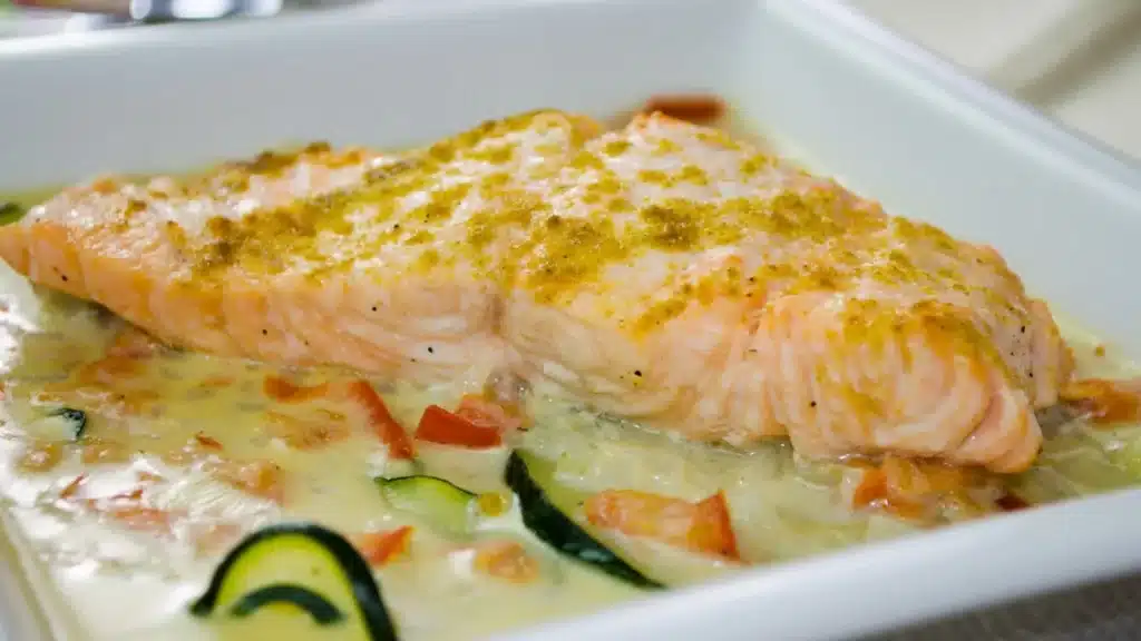 Papillote Micro onde de Saumon au lait de Coco et curry 9 Papillote micro onde de saumon
