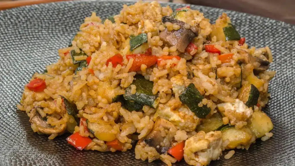 Yakimeshi ; Riz frit à la Teppanyaki 4 Yakimeshi ; riz frit à la teppanyaki