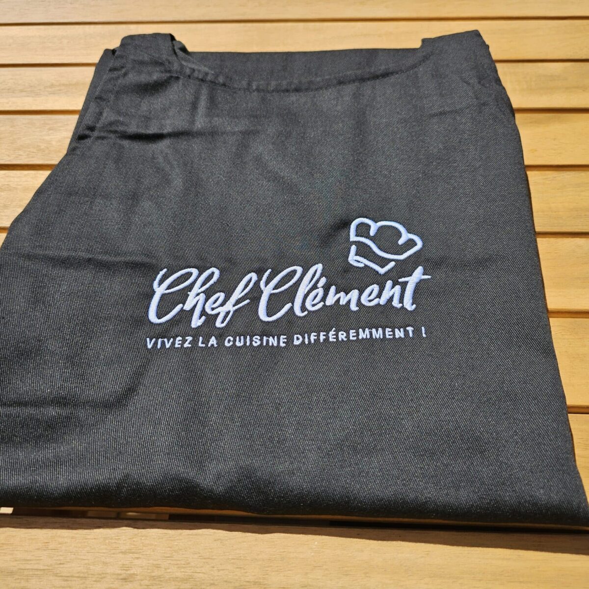 tablier de cuisine brodé - Chef Clément