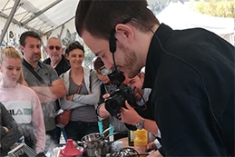 Chef Clément en démonstration