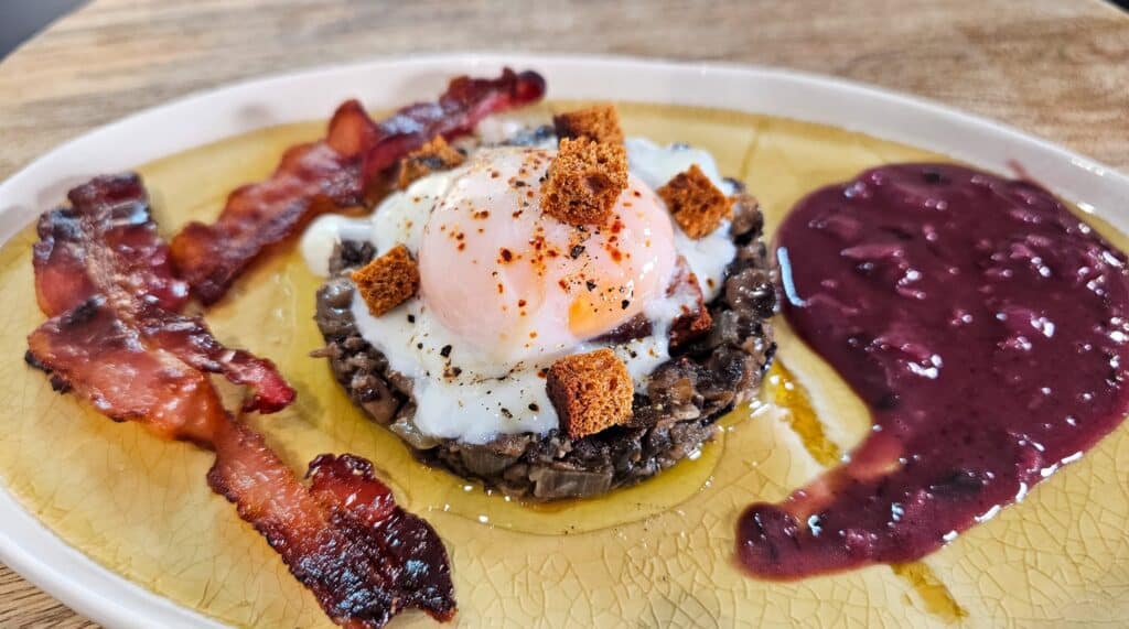 Oeuf parfait au cooking chef