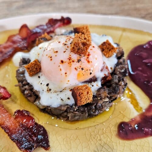 Oeuf parfait au cooking chef